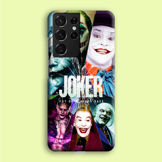 Joker Happy Face Samsung Galaxy S21 Ultra Case