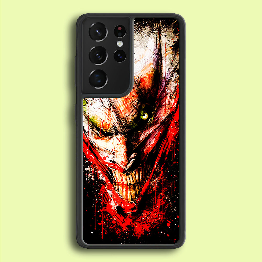 Joker Smile Abstract Samsung Galaxy S21 Ultra Case