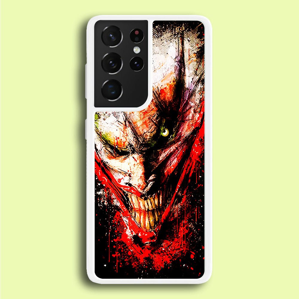 Joker Smile Abstract Samsung Galaxy S21 Ultra Case