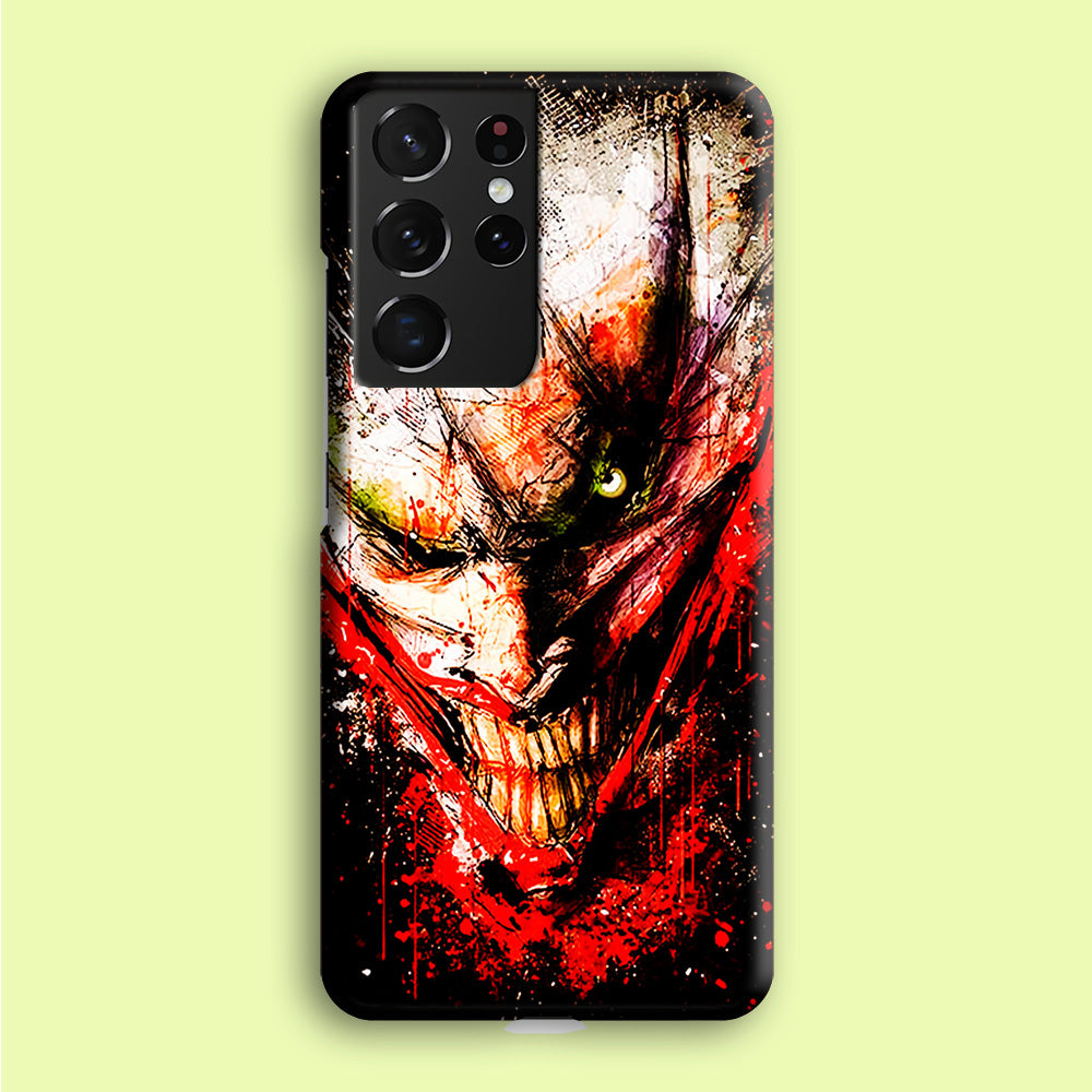 Joker Smile Abstract Samsung Galaxy S21 Ultra Case