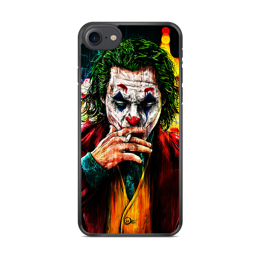 Joker Smoking Painting iPhone 8 Case