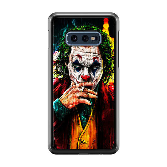 Joker Smoking Painting Samsung Galaxy S10E Case