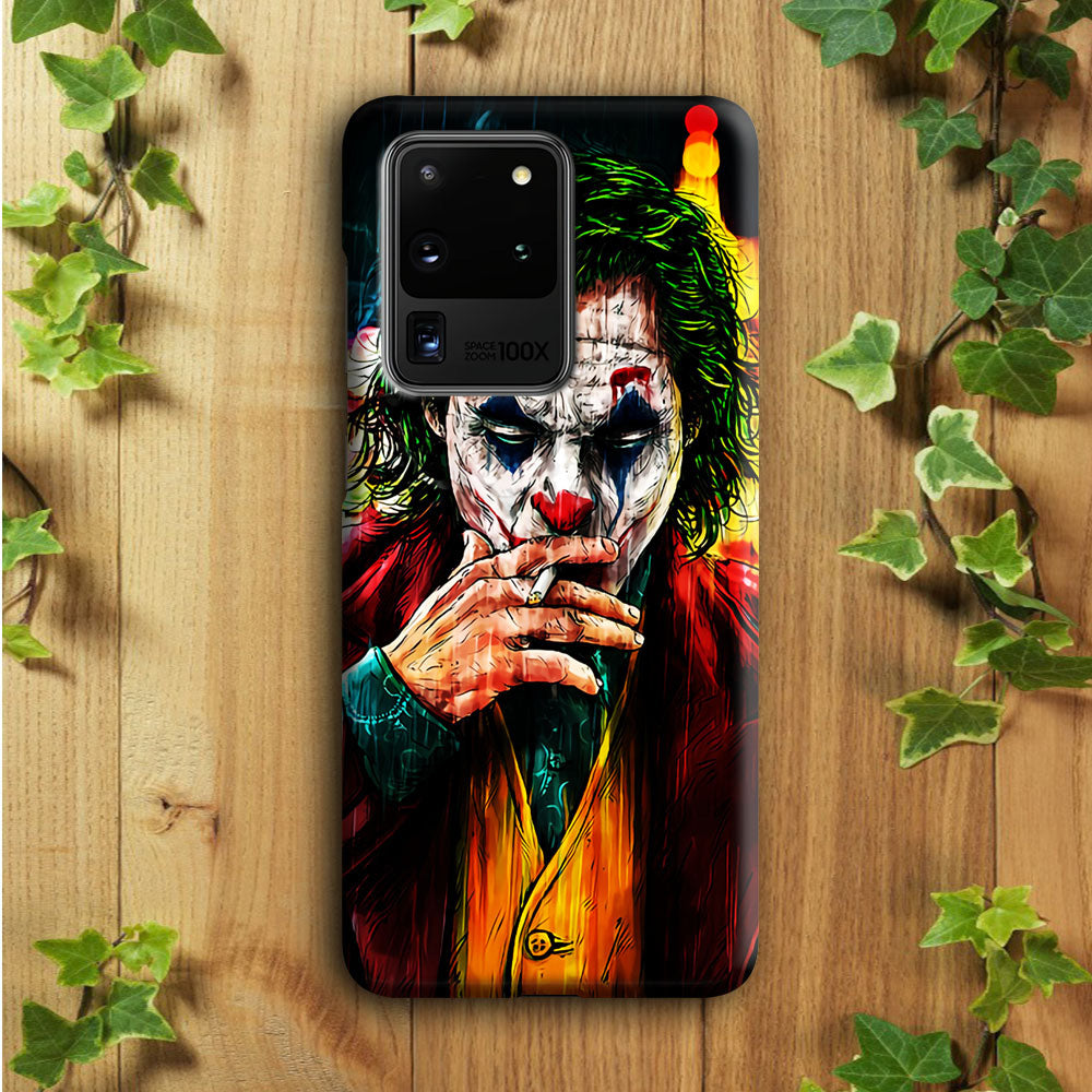 Joker Smoking Painting Samsung Galaxy S20 Ultra Case