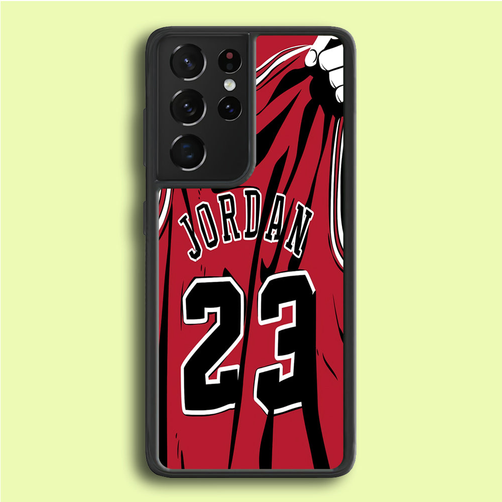 Jordan 23 Jersey Samsung Galaxy S21 Ultra Case