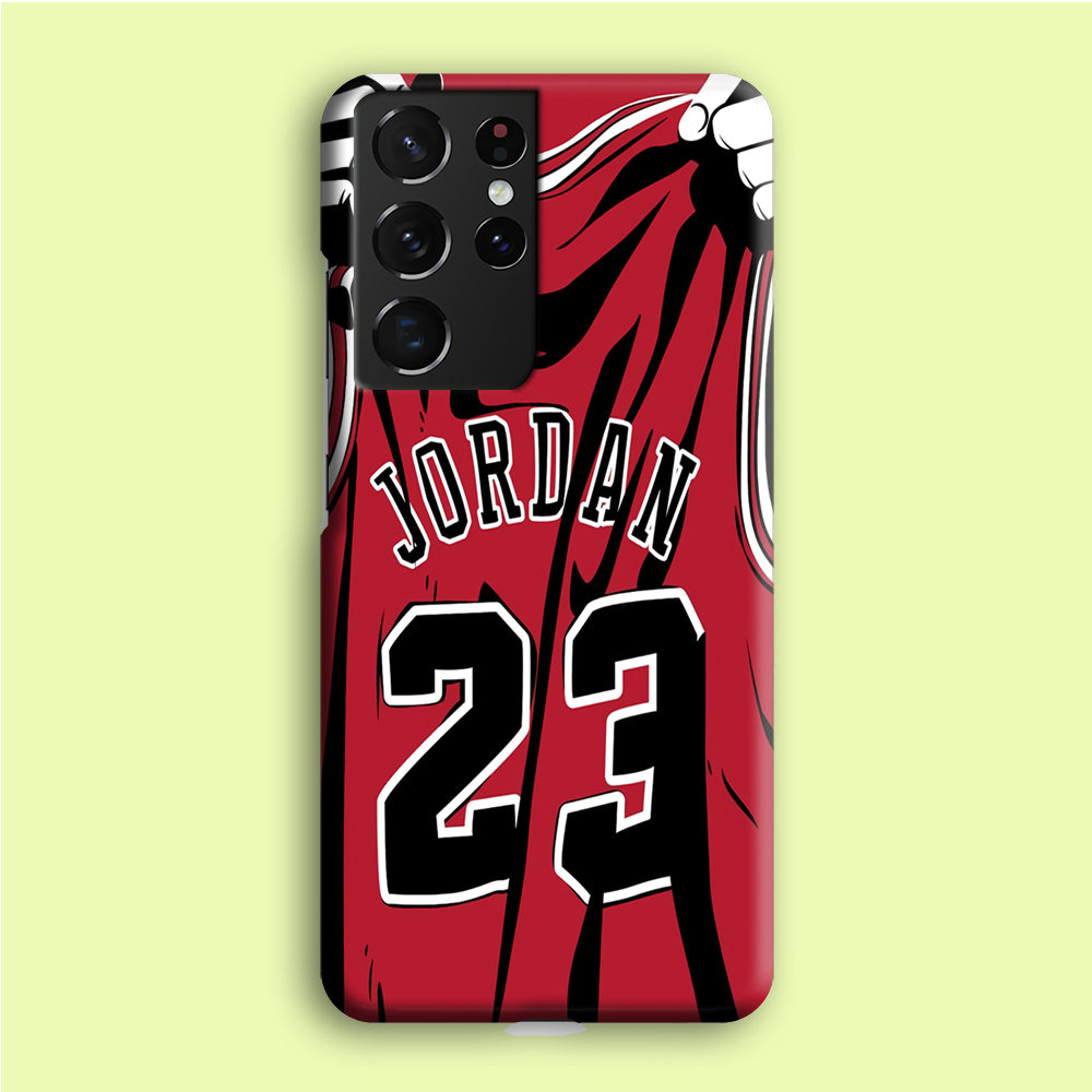 Jordan 23 Jersey Samsung Galaxy S21 Ultra Case