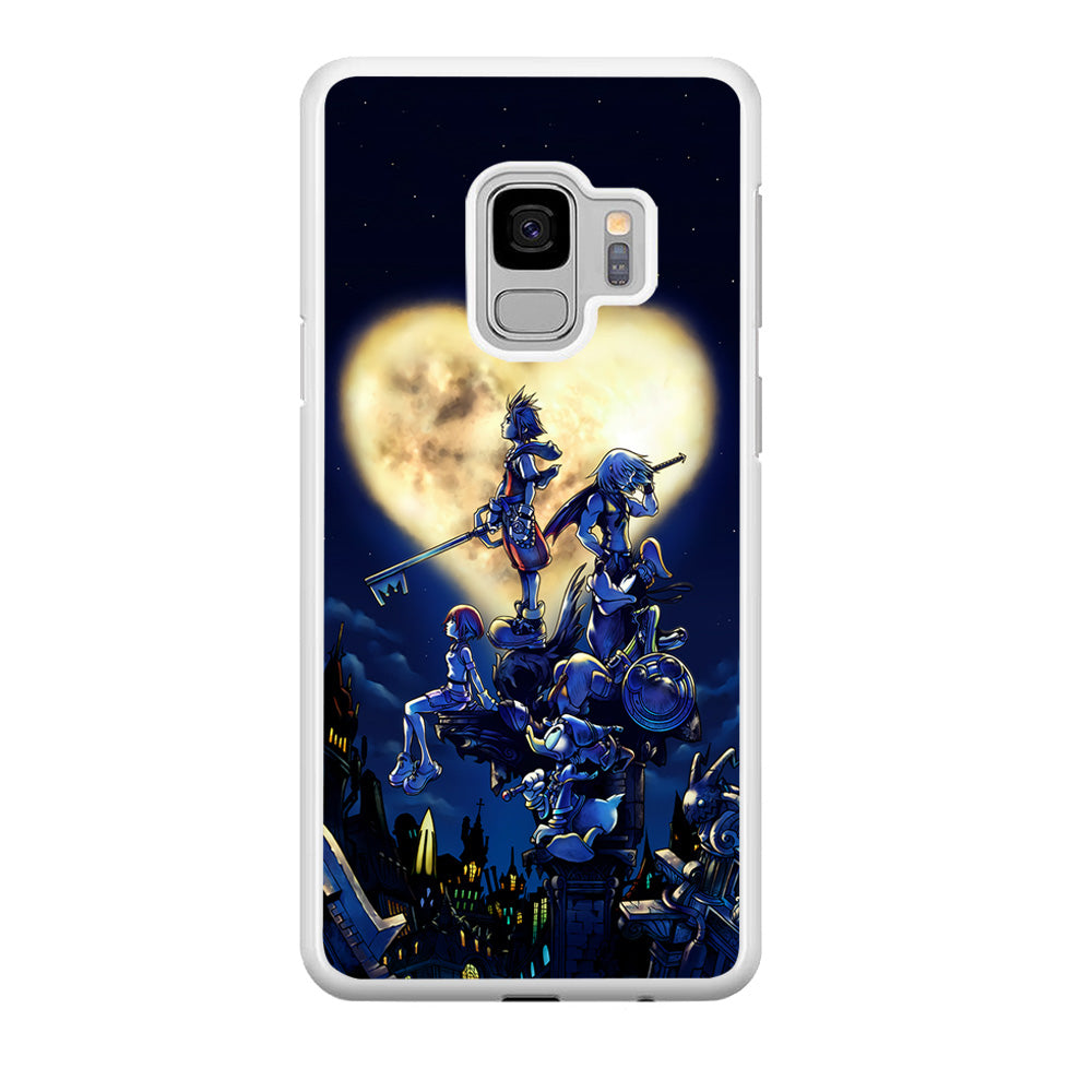 Kingdom Hearts Heart Moon Samsung Galaxy S9 Case