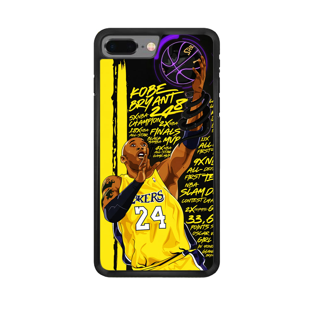 Kobe Bryant Lakers NBA iPhone 8 Plus Case