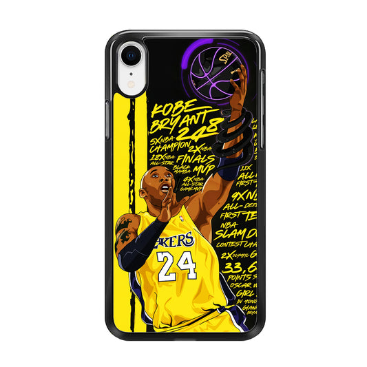 Kobe Bryant Lakers NBA iPhone XR Case