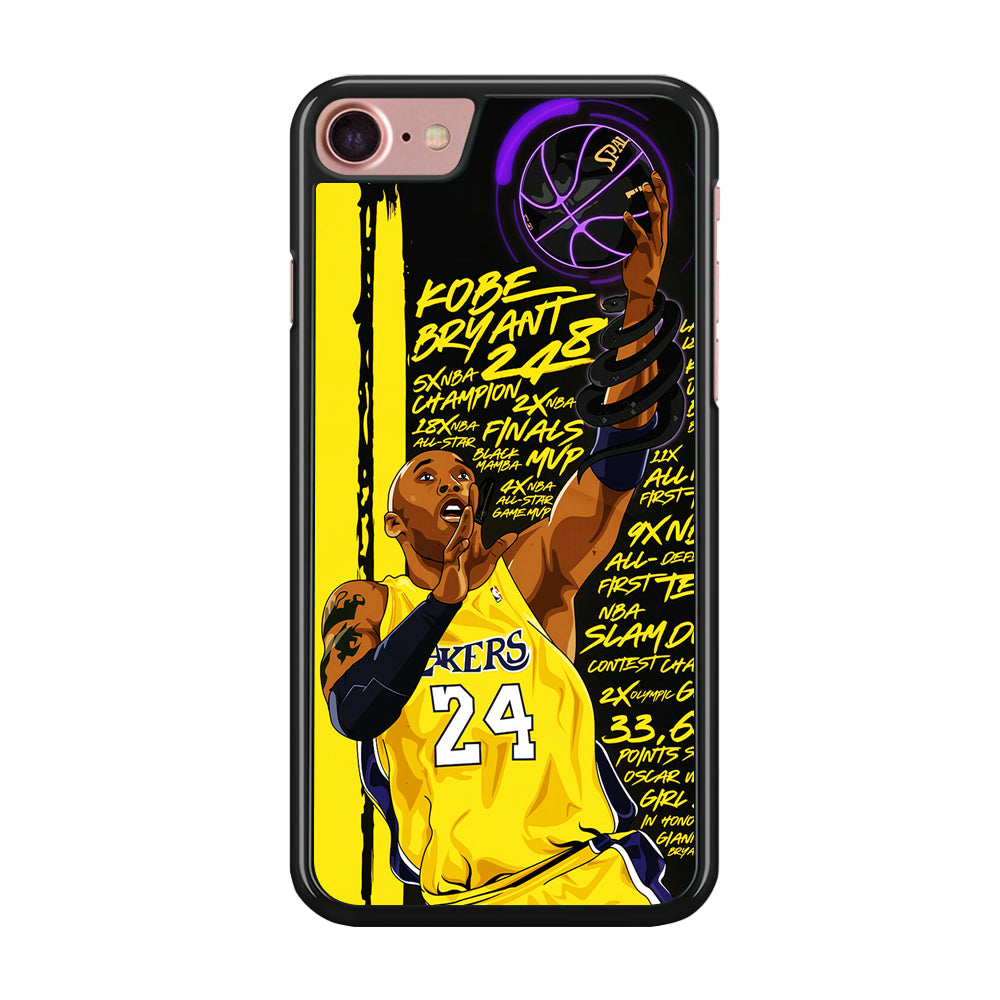 Kobe Bryant Lakers NBA iPhone SE 2020 Case