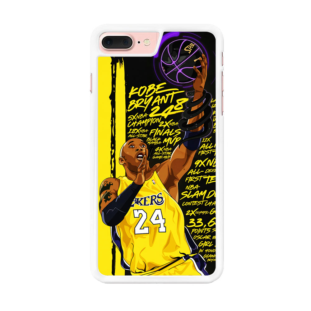 Kobe Bryant Lakers NBA iPhone 8 Plus Case