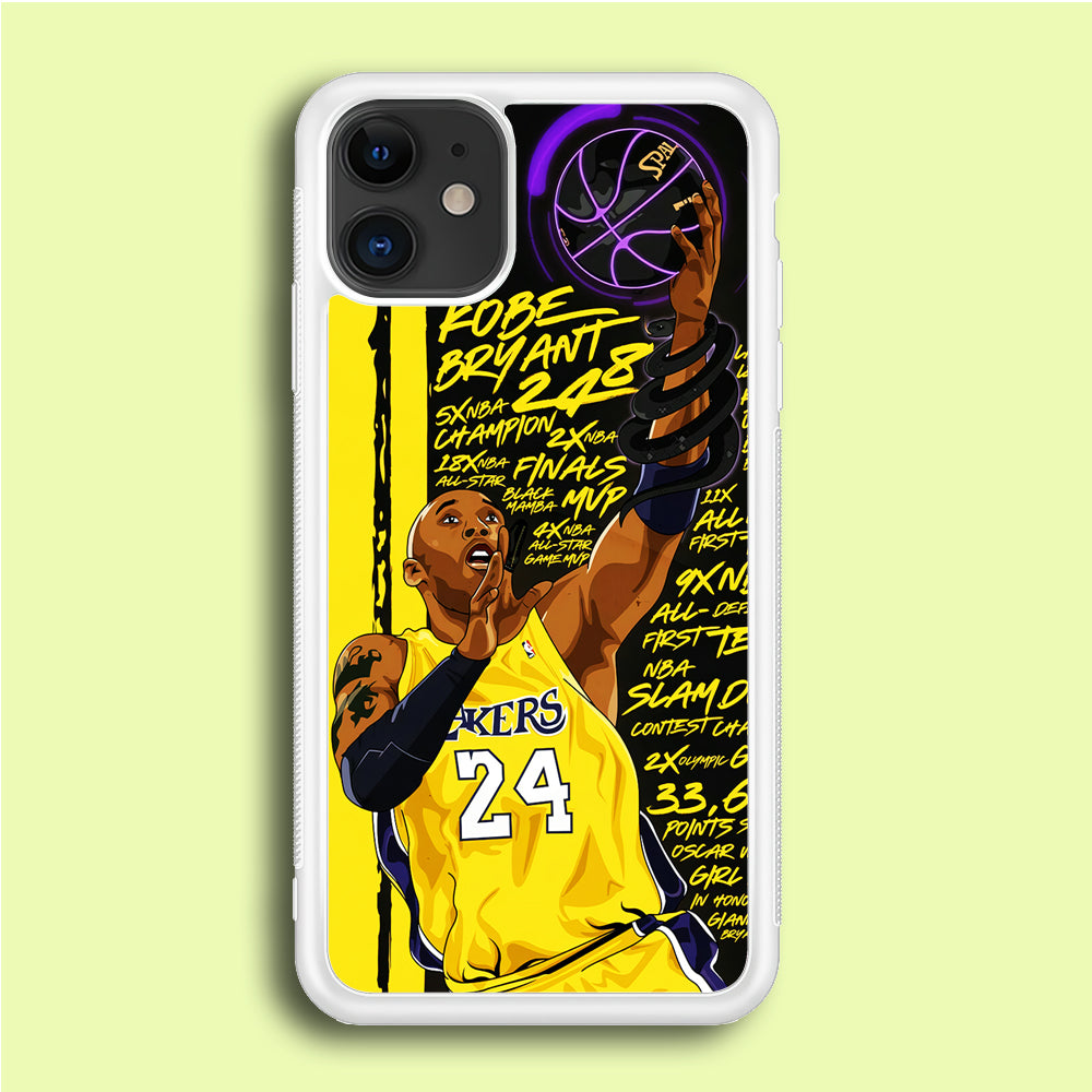 Kobe Bryant Lakers NBA iPhone 12 Case