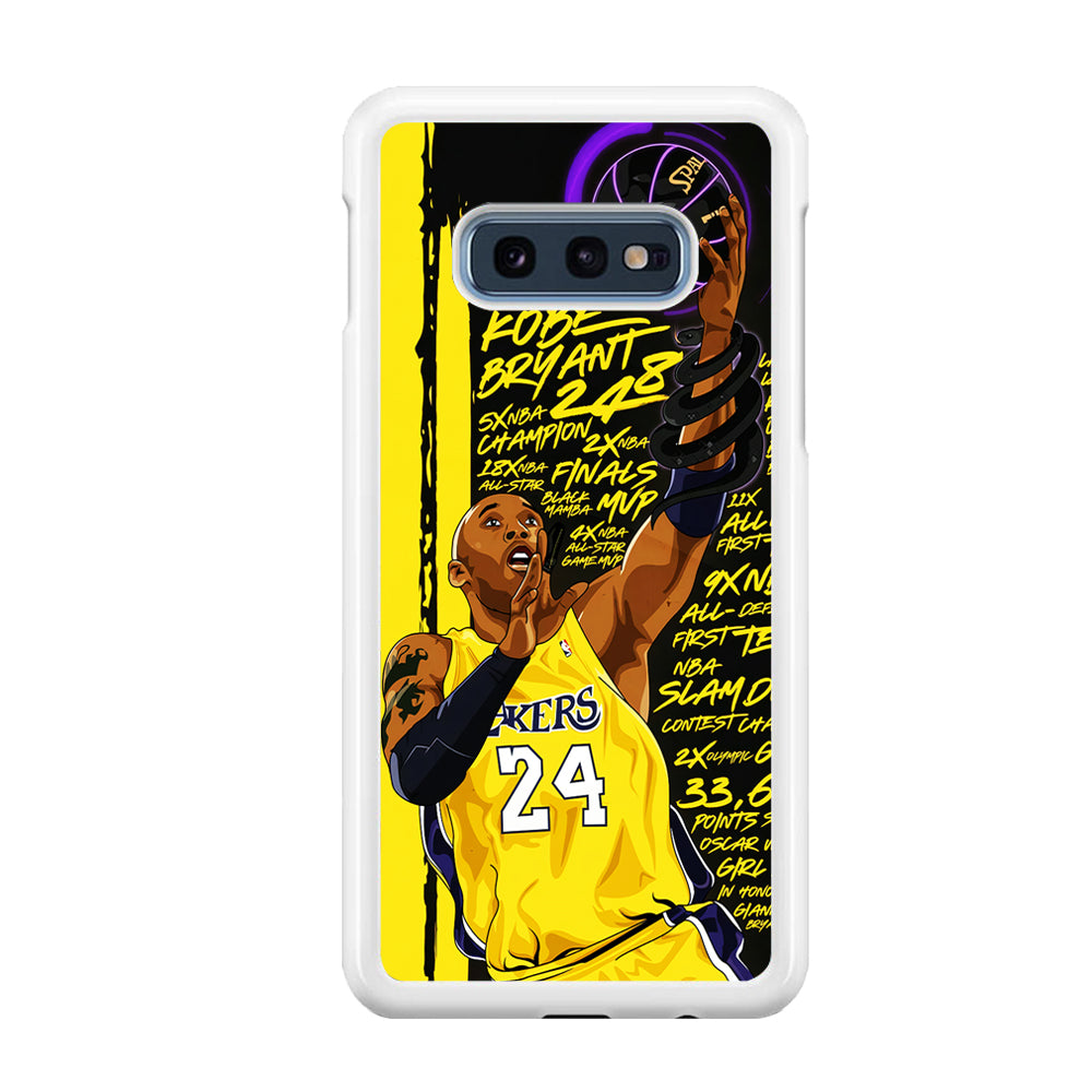 Kobe Bryant Lakers NBA Samsung Galaxy S10E Case