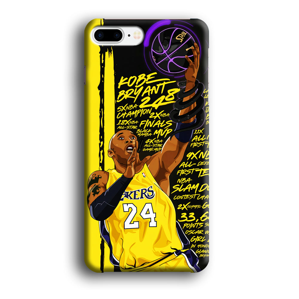 Kobe Bryant Lakers NBA iPhone 8 Plus Case