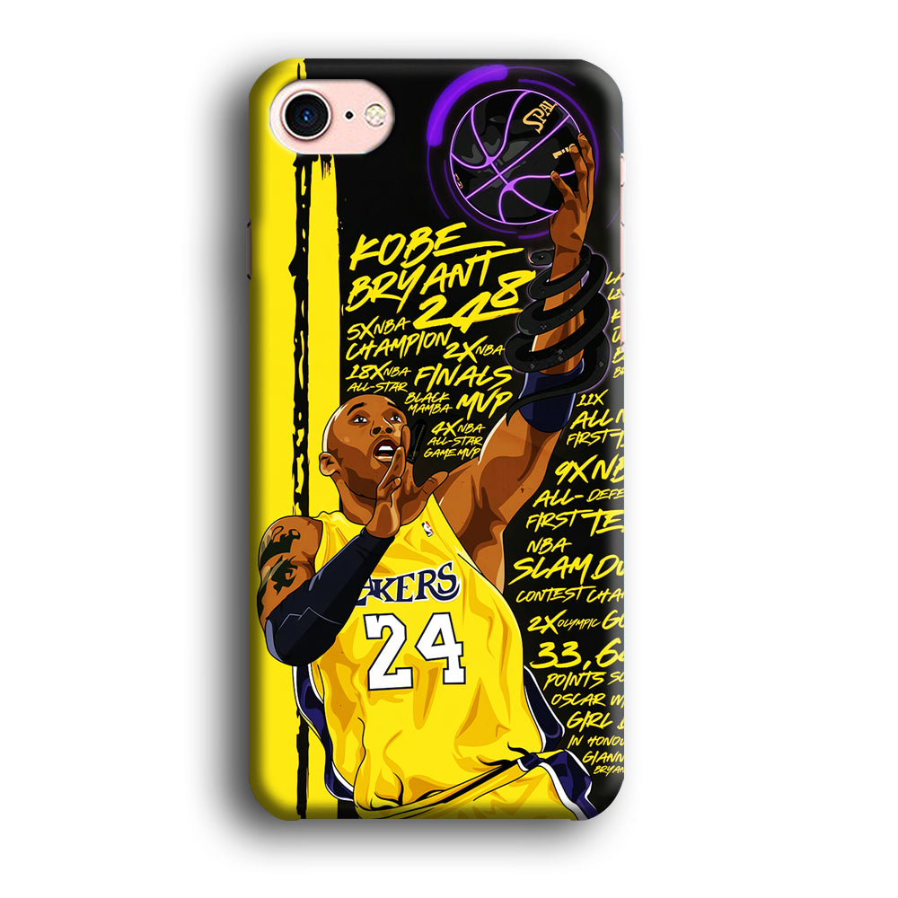 Kobe Bryant Lakers NBA iPhone SE 2020 Case