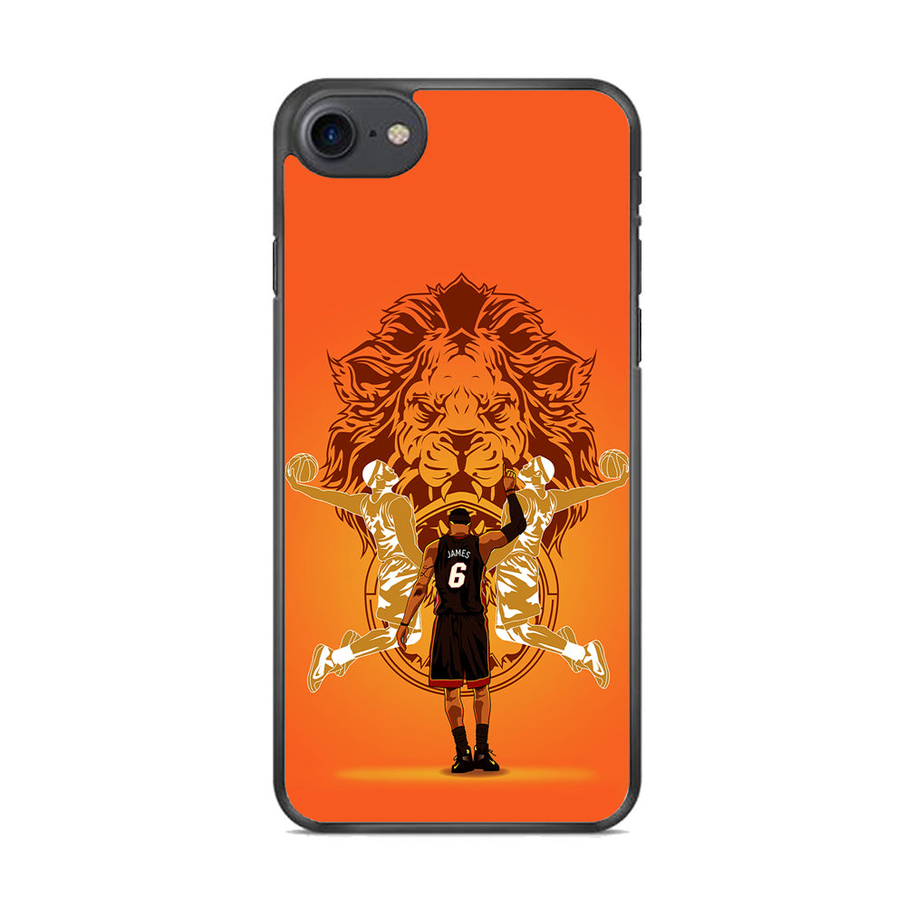 Lebron James Lion Logo iPhone 8 Case