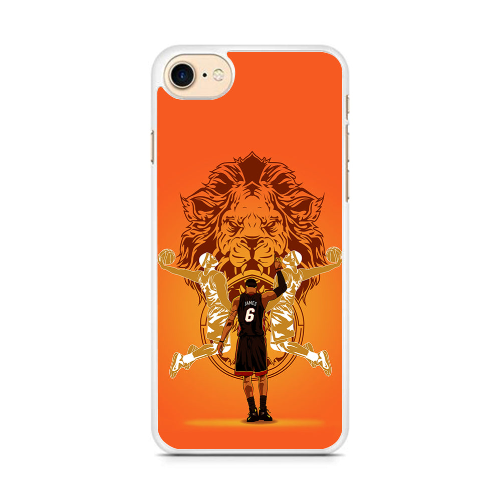 Lebron James Lion Logo iPhone 8 Case