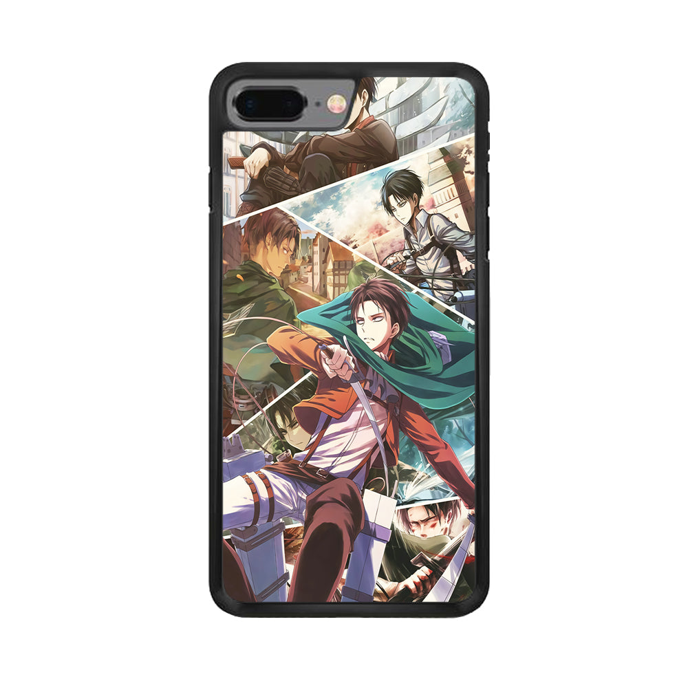 Levi Ackerman Collage iPhone 8 Plus Case