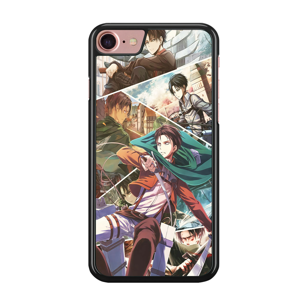 Levi Ackerman Collage iPhone SE 2020 Case