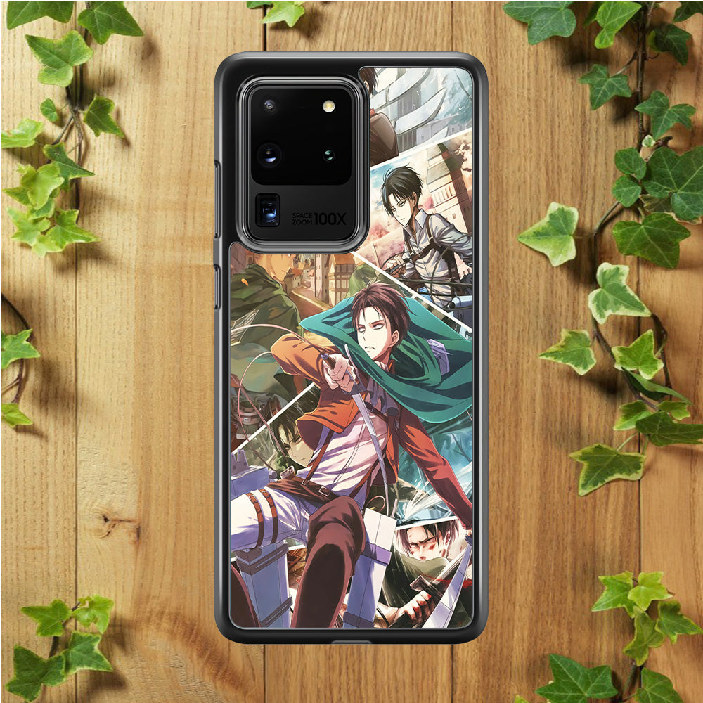 Levi Ackerman Collage Samsung Galaxy S20 Ultra Case