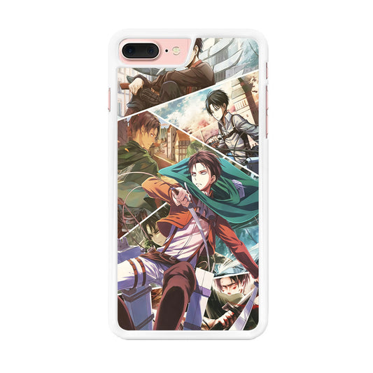 Levi Ackerman Collage iPhone 8 Plus Case