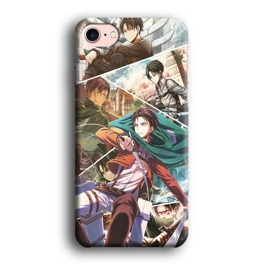 Levi Ackerman Collage iPhone SE 2020 Case