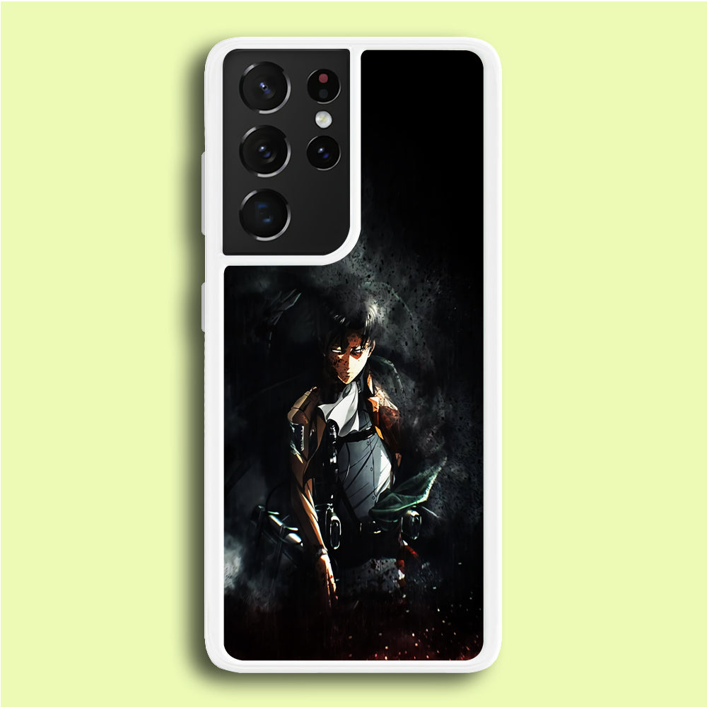 Levi Ackerman Shingeki no Kyojin Samsung Galaxy S21 Ultra Case