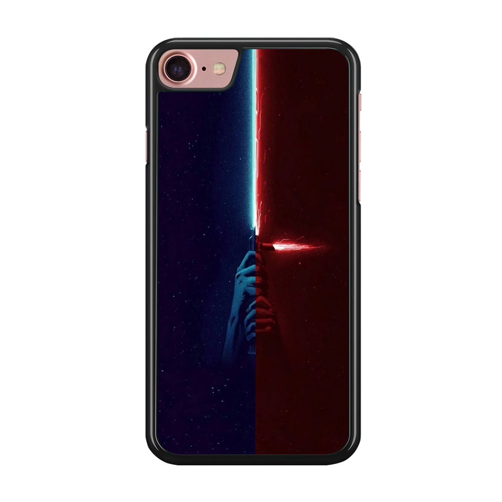 Lightsaber Blue Red Star Wars iPhone 8 Case