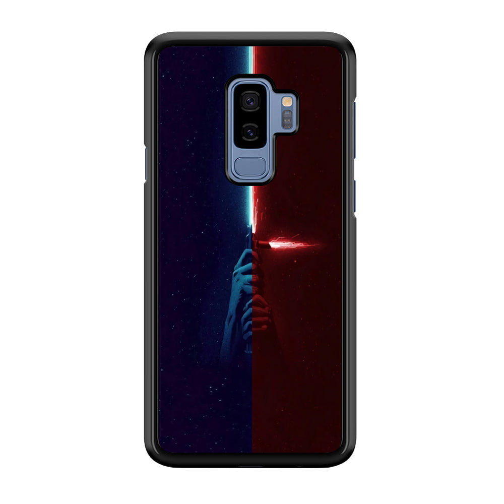 Lightsaber Blue Red Star Wars Samsung Galaxy S9 Plus Case