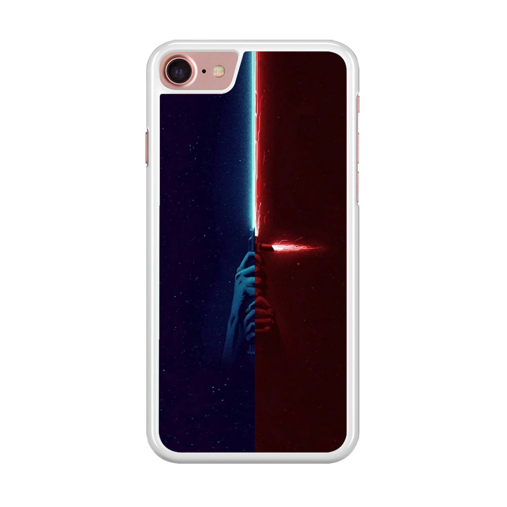 Lightsaber Blue Red Star Wars iPhone 8 Case