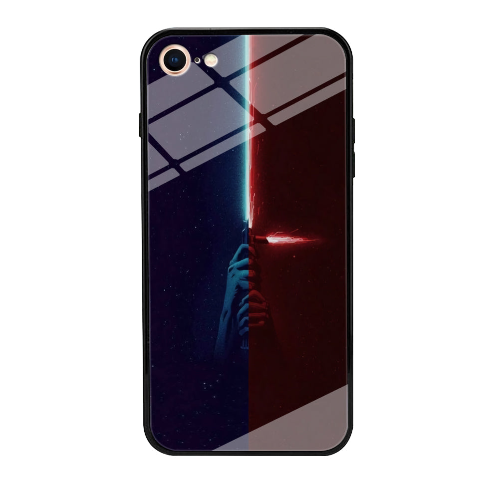 Lightsaber Blue Red Star Wars iPhone 8 Case