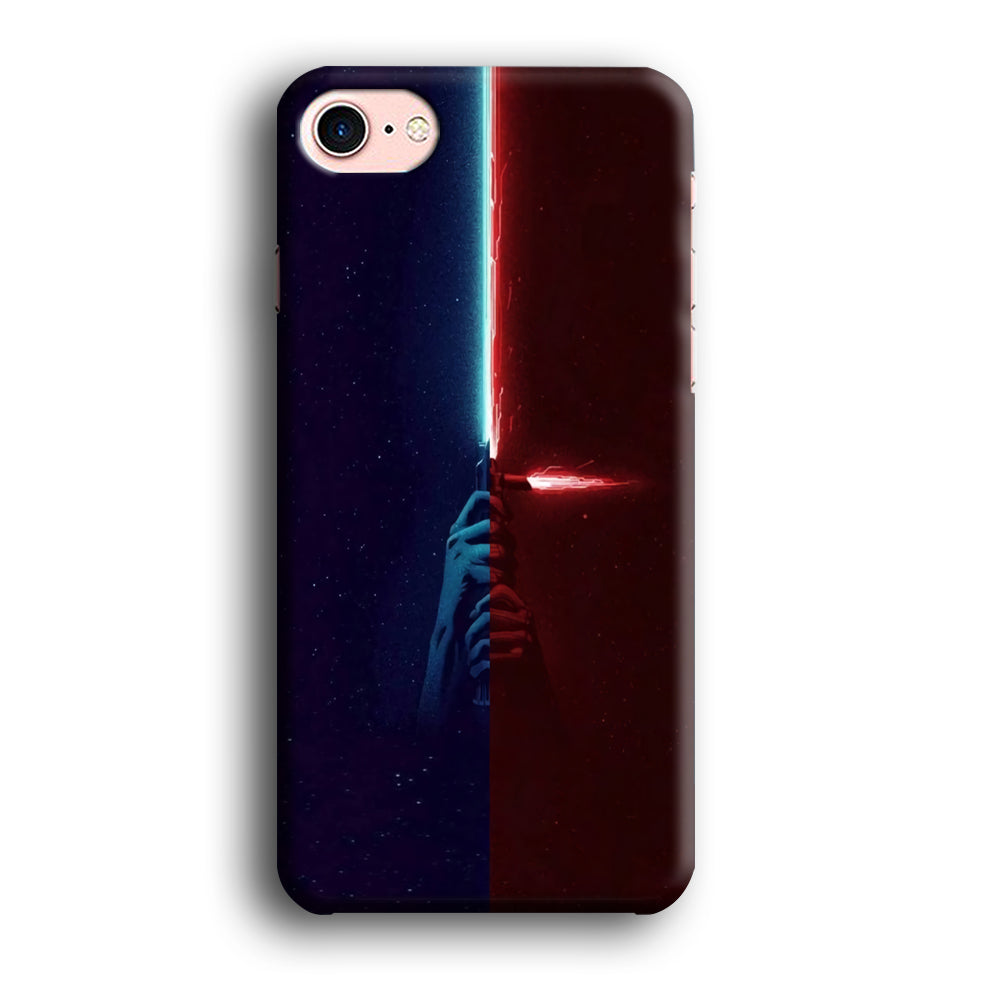 Lightsaber Blue Red Star Wars iPhone 8 Case