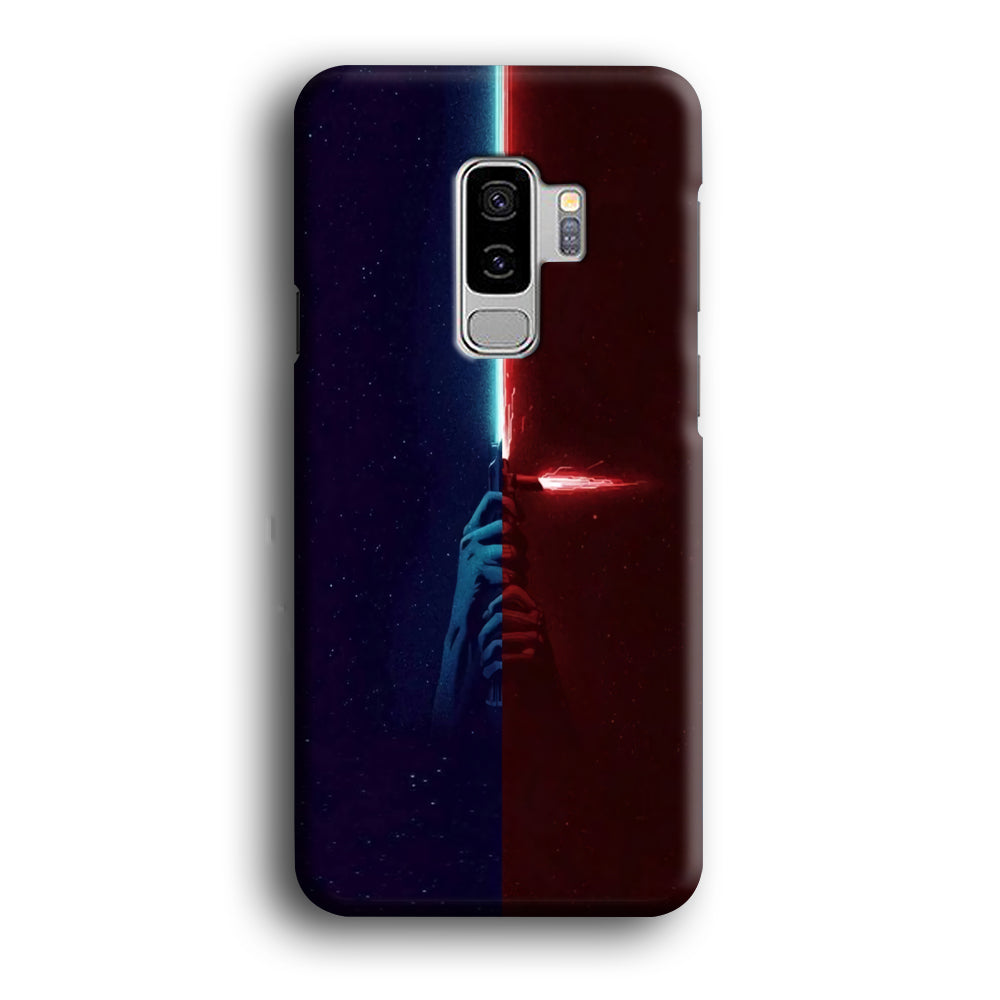 Lightsaber Blue Red Star Wars Samsung Galaxy S9 Plus Case