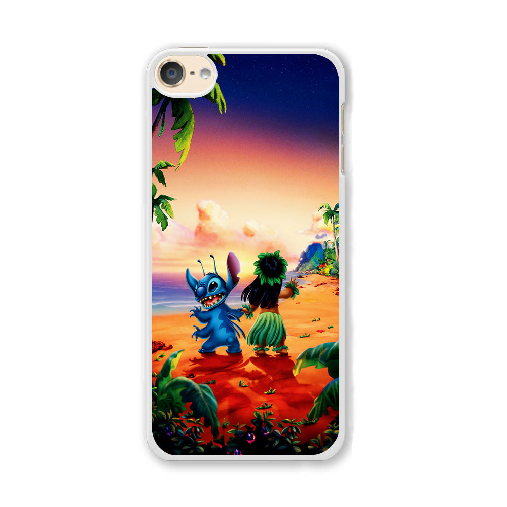 Lilo and Stitch on The Beach iPod Touch 6 Case