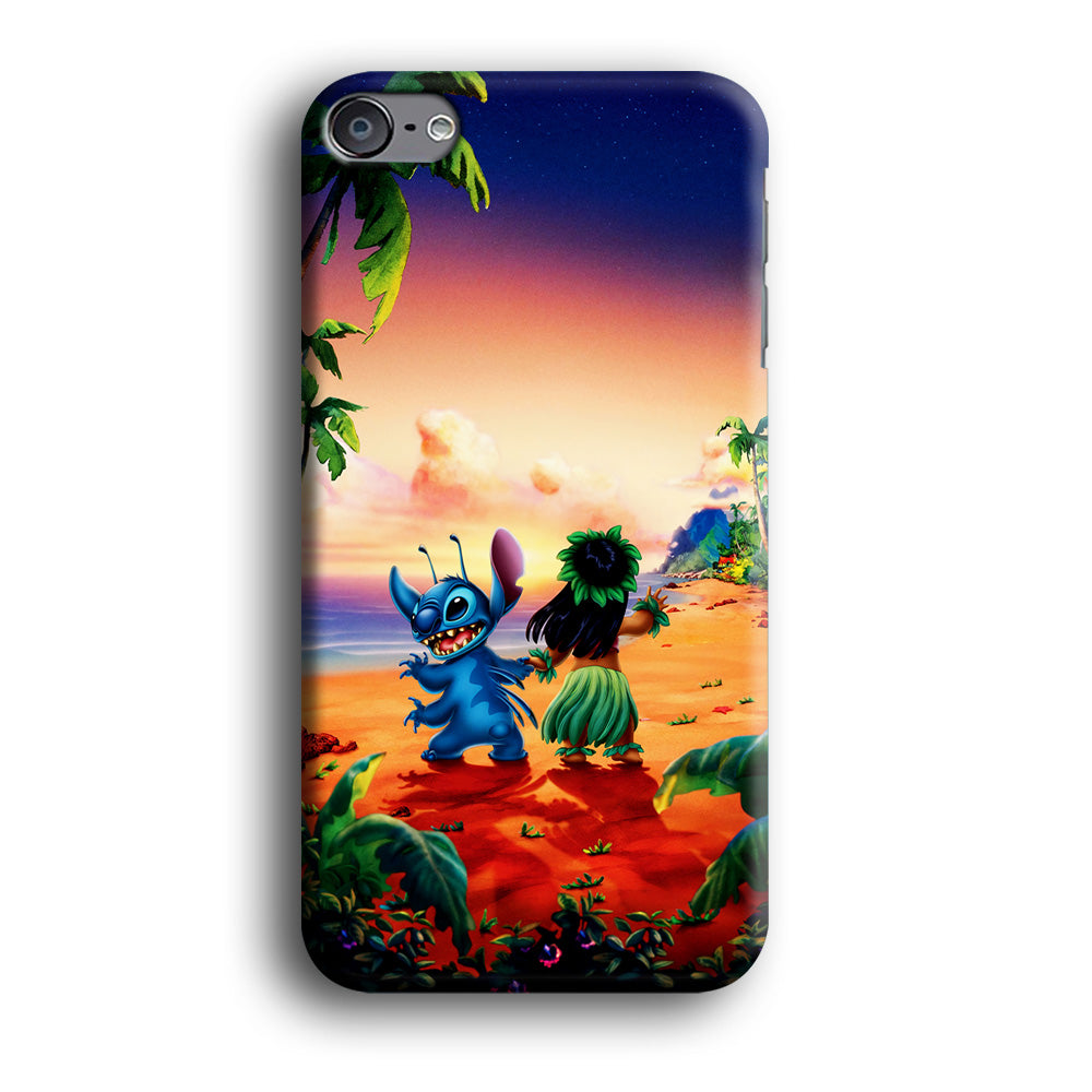 Lilo and Stitch on The Beach iPod Touch 6 Case