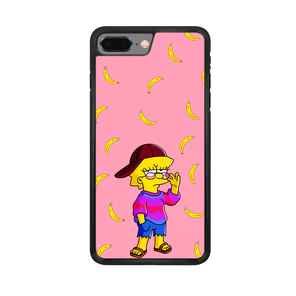 Lisa Simpson Banana iPhone 8 Plus Case