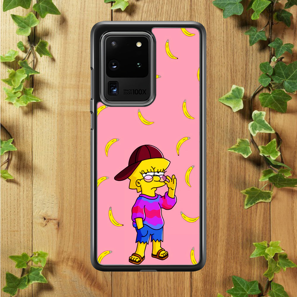 Lisa Simpson Banana Samsung Galaxy S20 Ultra Case