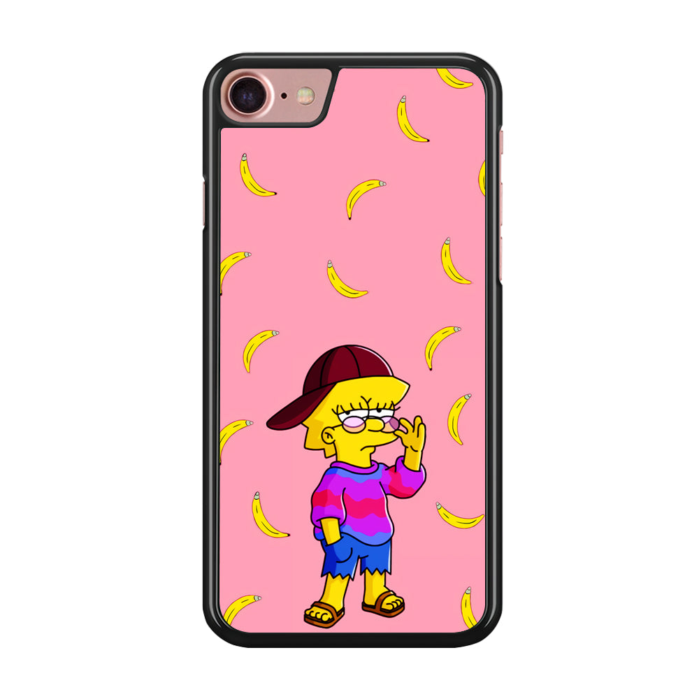 Lisa Simpson Banana iPhone SE 2020 Case