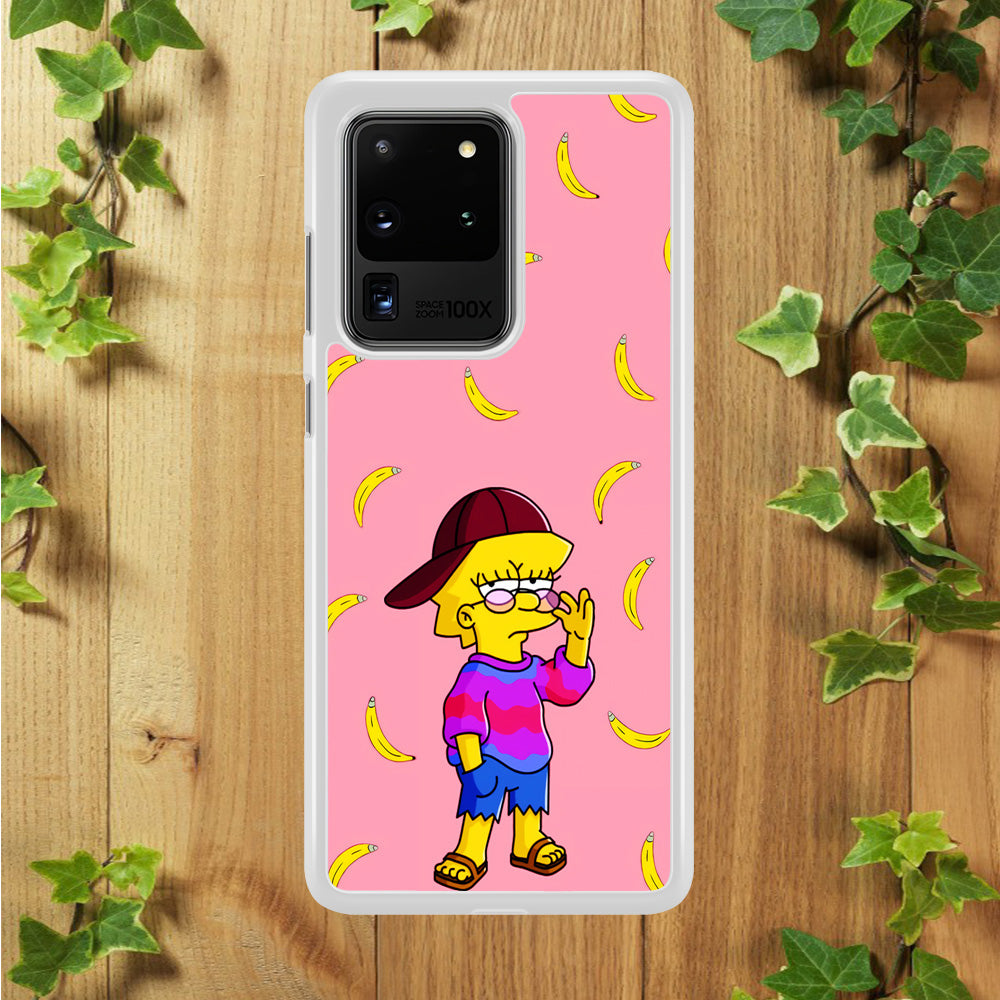 Lisa Simpson Banana Samsung Galaxy S20 Ultra Case