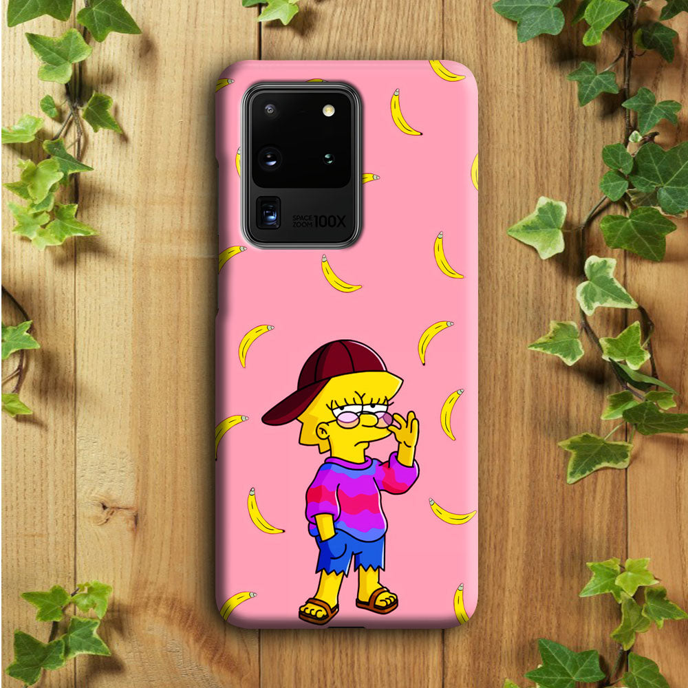 Lisa Simpson Banana Samsung Galaxy S20 Ultra Case