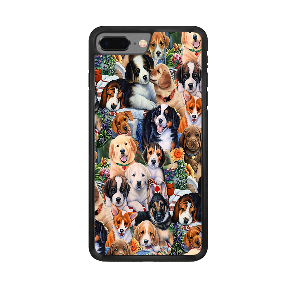 Lots of Cute Dogs iPhone 8 Plus Case