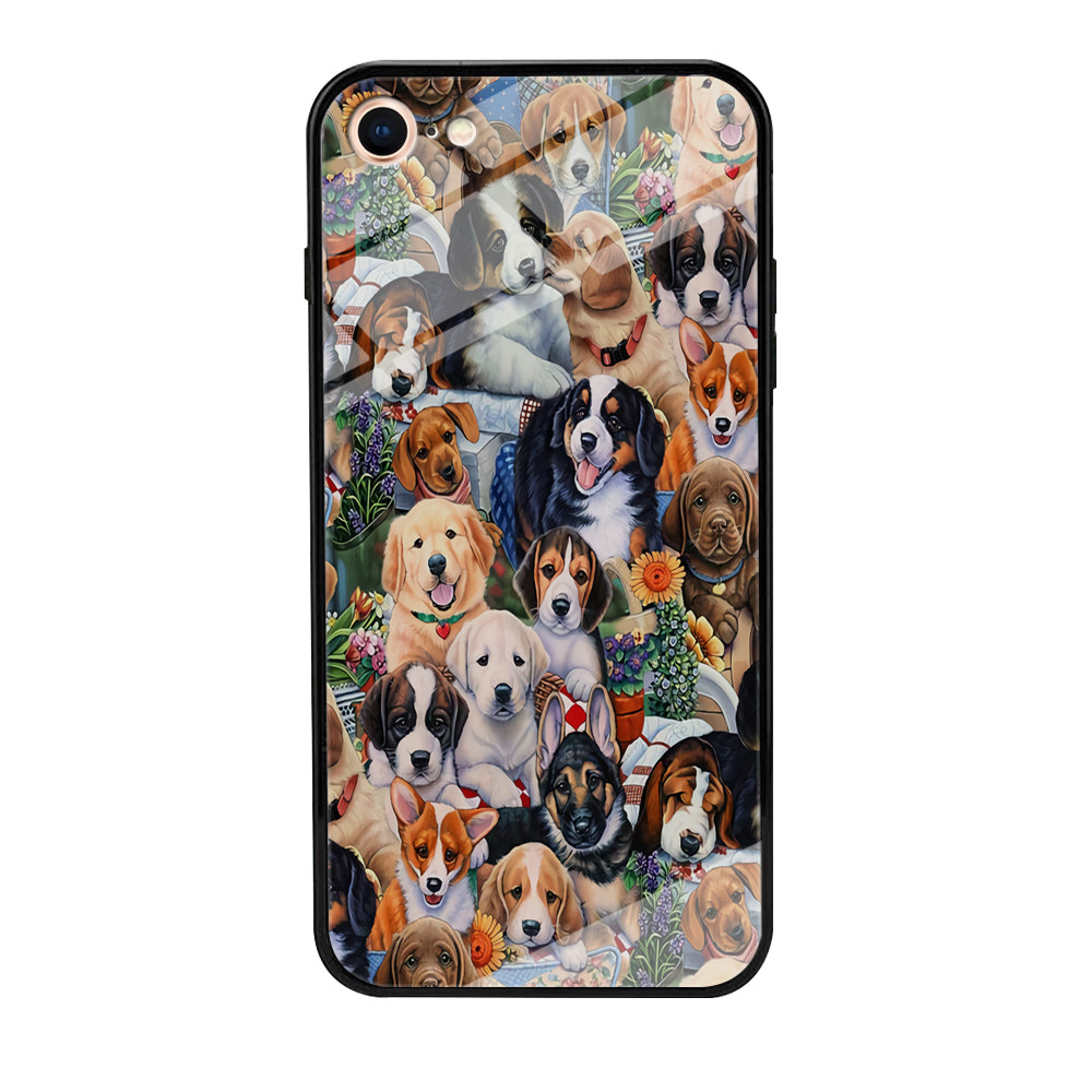 Lots of Cute Dogs iPhone 8 Case