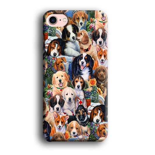 Lots of Cute Dogs iPhone 8 Case