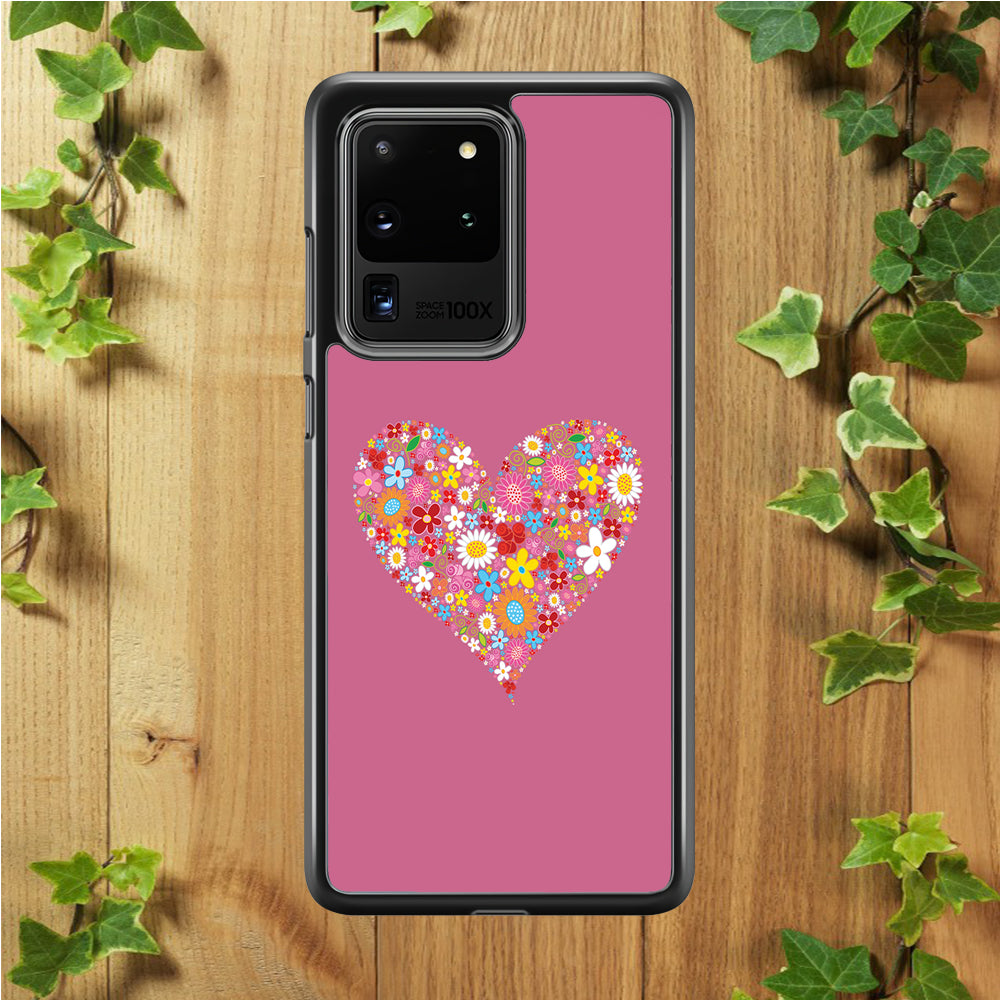 Love Flower Samsung Galaxy S20 Ultra Case