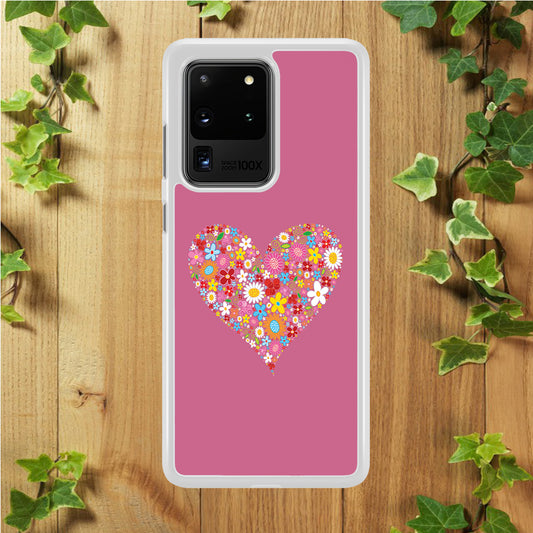 Love Flower Samsung Galaxy S20 Ultra Case