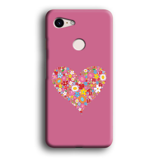 Love Flower Google Pixel 3 XL 3D Case