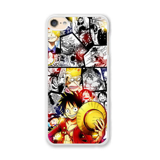 Luffy Comic Background iPod Touch 6 Case