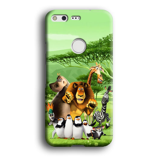 Madagascar Family Google Pixel XL 3D Case