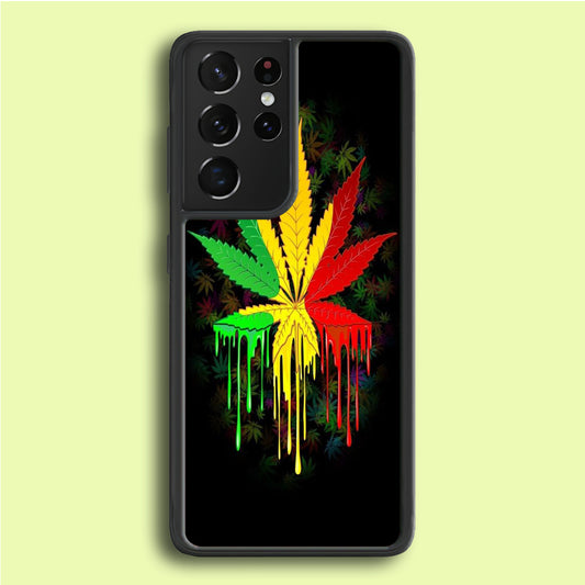 Marijuana Art Samsung Galaxy S21 Ultra Case