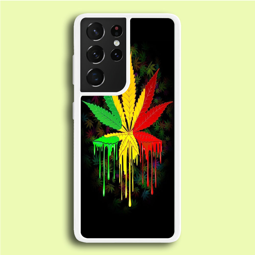 Marijuana Art Samsung Galaxy S21 Ultra Case