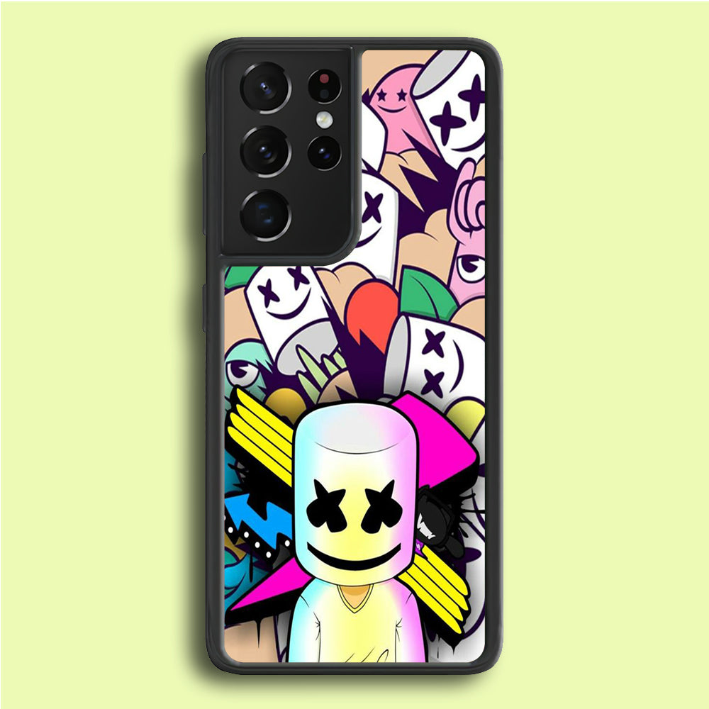 Marshmello Art Samsung Galaxy S21 Ultra Case